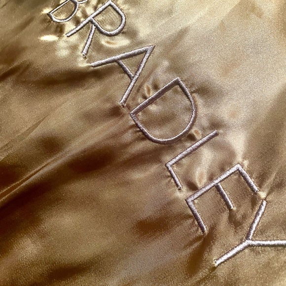 EUC genuine leather quilted lime green moto jacket size S - Picture 9 of 16